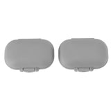 7PCS Medicine Case Portable Detachable Safe Mini 4 Compartments Medicine Organizer for Outdoor Travel Grey - Extra Image