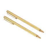 2Pcs Stainless Steel Pickup Pen Telescopic Extendable Hand Pointer with Pocket Clip