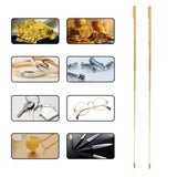 2Pcs Stainless Steel Pickup Pen Telescopic Extendable Hand Pointer with Pocket Clip - Extra Image