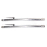 2PCS Telescopic Test Rod with Pen Clip Stainless Steel Detection Stick for Picking Metal Parts - Side View