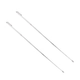 2PCS Telescopic Test Rod with Pen Clip Stainless Steel Detection Stick for Picking Metal Parts