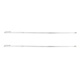 2PCS Telescopic Test Rod with Pen Clip Stainless Steel Detection Stick for Picking Metal Parts - Low Angle