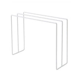 Kitchen Countertop Dishcloth Drying Rack Iron Dishcloth Towel Holder Free Standing Dish Rag Storage Hanger White