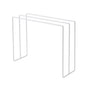 Kitchen Countertop Dishcloth Drying Rack Iron Dishcloth Towel Holder Free Standing Dish Rag Storage Hanger White