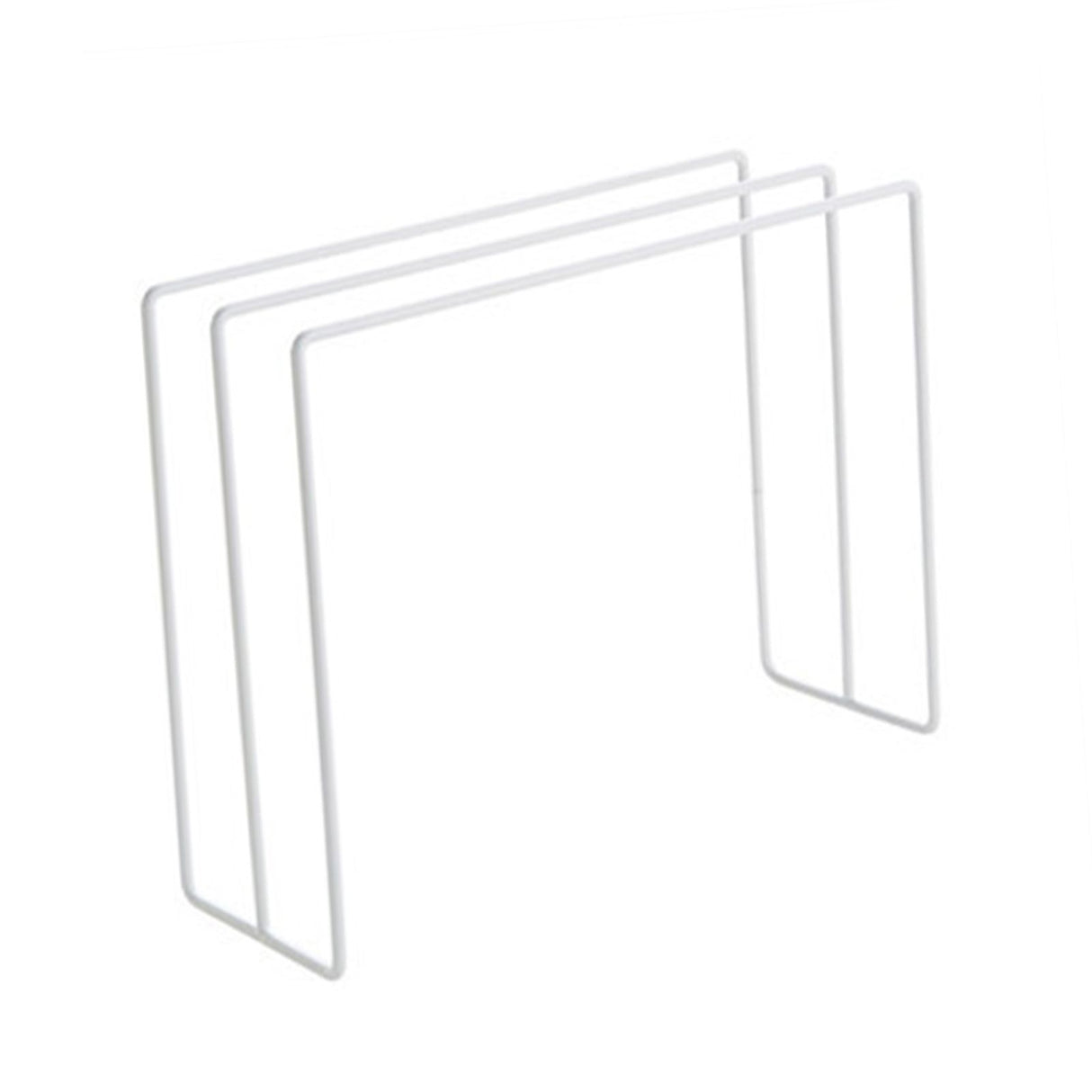 Kitchen Countertop Dishcloth Drying Rack Iron Dishcloth Towel Holder Free Standing Dish Rag Storage Hanger White