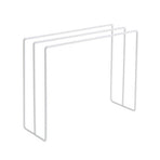 Kitchen Countertop Dishcloth Drying Rack Iron Dishcloth Towel Holder Free Standing Dish Rag Storage Hanger White