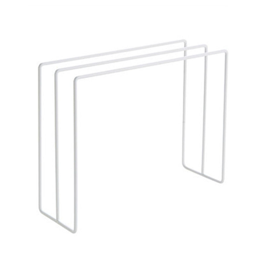 Kitchen Countertop Dishcloth Drying Rack Iron Dishcloth Towel Holder Free Standing Dish Rag Storage Hanger White