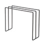 Kitchen Countertop Dishcloth Drying Rack Iron Dishcloth Towel Holder Free Standing Dish Rag Storage Hanger Black
