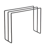 Kitchen Countertop Dishcloth Drying Rack Iron Dishcloth Towel Holder Free Standing Dish Rag Storage Hanger Black