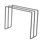 Kitchen Countertop Dishcloth Drying Rack Iron Dishcloth Towel Holder Free Standing Dish Rag Storage Hanger Black