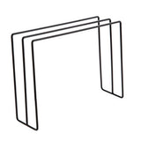 Kitchen Countertop Dishcloth Drying Rack Iron Dishcloth Towel Holder Free Standing Dish Rag Storage Hanger Black
