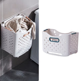 Collapsible Laundry Basket Portable Foldable Laundry Hamper Clothes Storage Organizer Basket for Home Hotel Sea Blue Single Basket