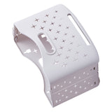 Collapsible Laundry Basket Portable Foldable Laundry Hamper Clothes Storage Organizer Basket for Home Hotel Ivory White Single Basket