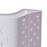 Collapsible Laundry Basket Portable Foldable Laundry Hamper Clothes Storage Organizer Basket for Home Hotel Ivory White Single Basket