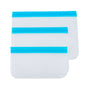 20PCS Reusable Ziplock Bags Translucent Scrub PEVA Food Storage Bags for Kitchen Fridge Organization