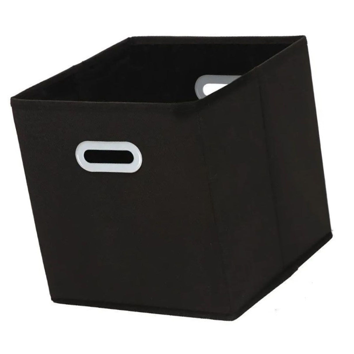 Fabric Cube Organizer Black Dual Handles Foldable Storage Bins Baskets for Home Bedroom Toy Clothing Organize