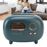 Retro Radio Shape Tissue Cover Box Vintage Radio Tissue Box for Bathroom Living Room Bedroom Nightstand Desk Table Green