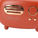Retro Radio Shape Tissue Cover Box Vintage Radio Tissue Box for Bathroom Living Room Bedroom Nightstand Desk Table Red