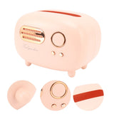 Retro Radio Shape Tissue Cover Box Vintage Radio Tissue Box for Bathroom Living Room Bedroom Nightstand Desk Table Pink - Extra Image