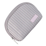 PU Leather Makeup Bag Portable Large Capacity Storage Travel Makeup Bag for Lipstick Cosmetic Purple