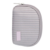 PU Leather Makeup Bag Portable Large Capacity Storage Travel Makeup Bag for Lipstick Cosmetic Purple