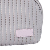 PU Leather Makeup Bag Portable Large Capacity Storage Travel Makeup Bag for Lipstick Cosmetic Purple