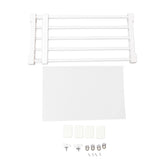 Closet Tension Shelf Expandable Nail Free Cabinet Divider Storage Rack for Wardrobe Cupboard 50‑80cm / 19.7‑31.5in Length