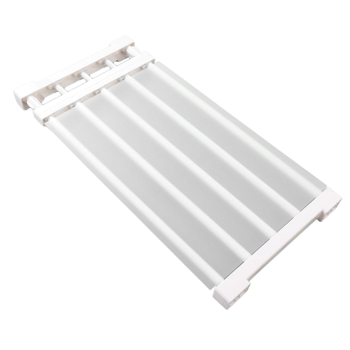 Closet Tension Shelf Expandable Nail Free Cabinet Divider Storage Rack for Wardrobe Cupboard 50‑80cm / 19.7‑31.5in Length