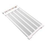 Closet Tension Shelf Expandable Nail Free Cabinet Divider Storage Rack for Wardrobe Cupboard 50‑80cm / 19.7‑31.5in Length
