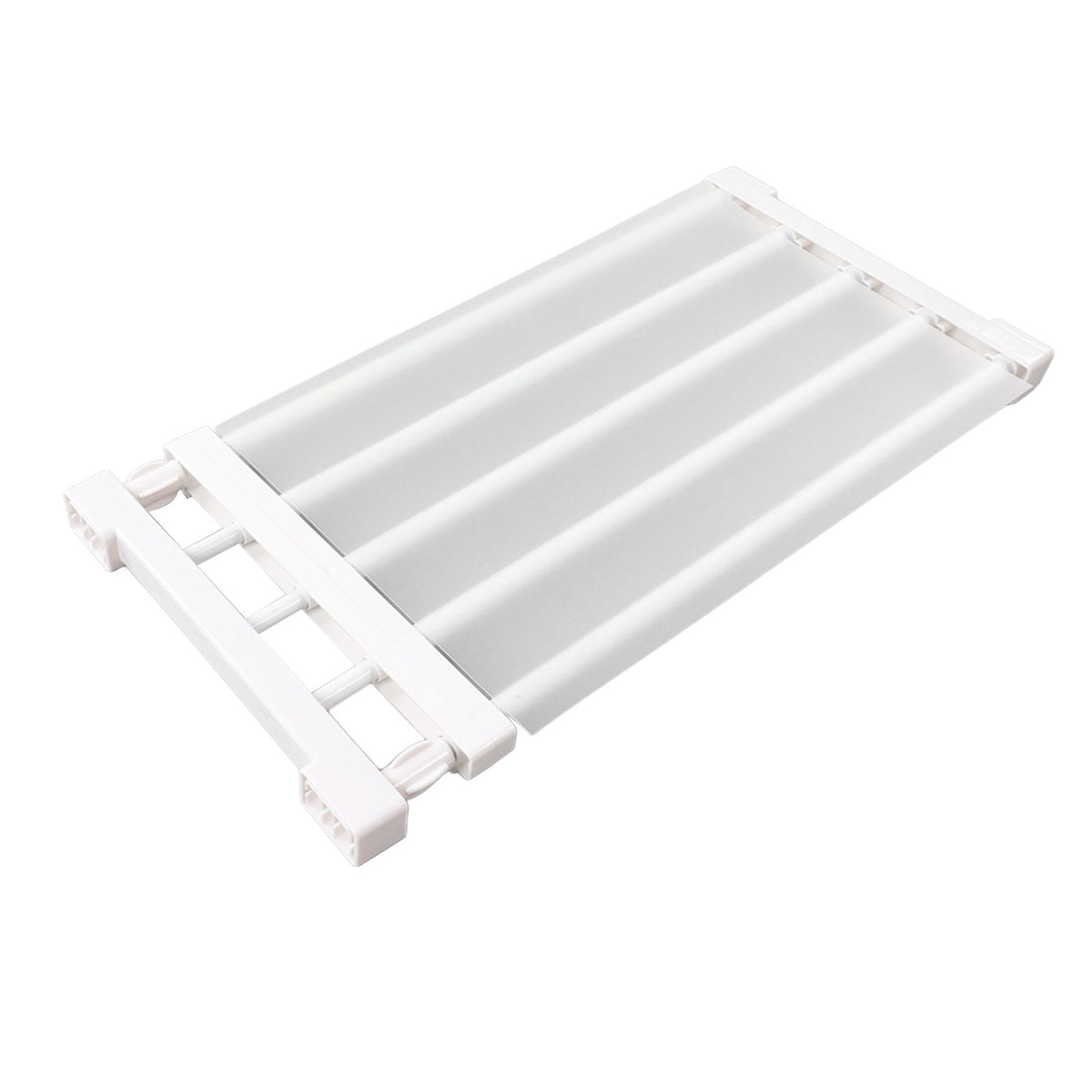 Closet Tension Shelf Expandable Nail Free Cabinet Divider Storage Rack for Wardrobe Cupboard 50‑80cm / 19.7‑31.5in Length