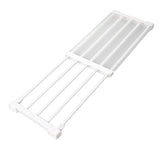 Closet Tension Shelf Expandable Nail Free Cabinet Divider Storage Rack for Wardrobe Cupboard 50‑80cm / 19.7‑31.5in Length