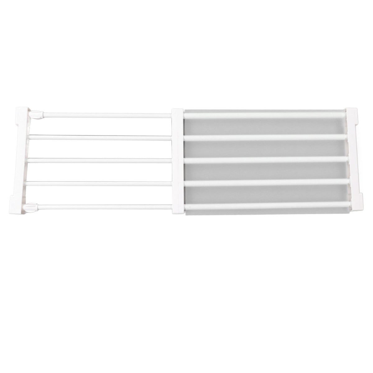 Closet Tension Shelf Expandable Nail Free Cabinet Divider Storage Rack for Wardrobe Cupboard 50‑80cm / 19.7‑31.5in Length