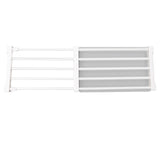 Closet Tension Shelf Expandable Nail Free Cabinet Divider Storage Rack for Wardrobe Cupboard 50‑80cm / 19.7‑31.5in Length - Close-Up Angle