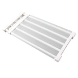 Closet Tension Shelf Expandable Nail Free Cabinet Divider Storage Rack for Wardrobe Cupboard 50‑80cm / 19.7‑31.5in Length - Low Angle