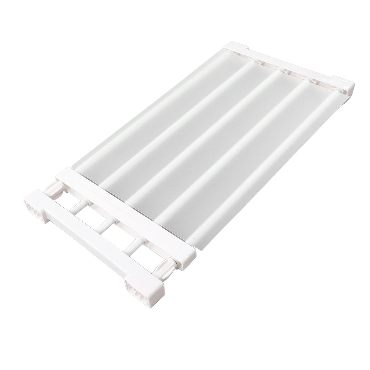 Closet Tension Shelf Expandable Nail Free Cabinet Divider Storage Rack for Wardrobe Cupboard 50‑80cm / 19.7‑31.5in Length