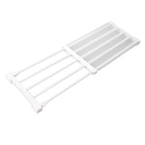 Closet Tension Shelf Expandable Nail Free Cabinet Divider Storage Rack for Wardrobe Cupboard 50‑80cm / 19.7‑31.5in Length - Extra Image