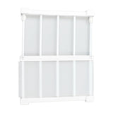 Tension Rod Shelf 14.2 Inch Width Nail Free Expandable Storage Rack for Cabinet Wardrobe 30 to 40cm /11.8 to 15.7in - Extra Image