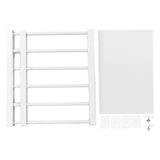 Tension Rod Shelf Adjustable Length Space Saving Nail Free Expandable Closet Shelf for Cabinet Wardrobe 16.5in Width 30‑40cm / 11.8‑15.7in Length