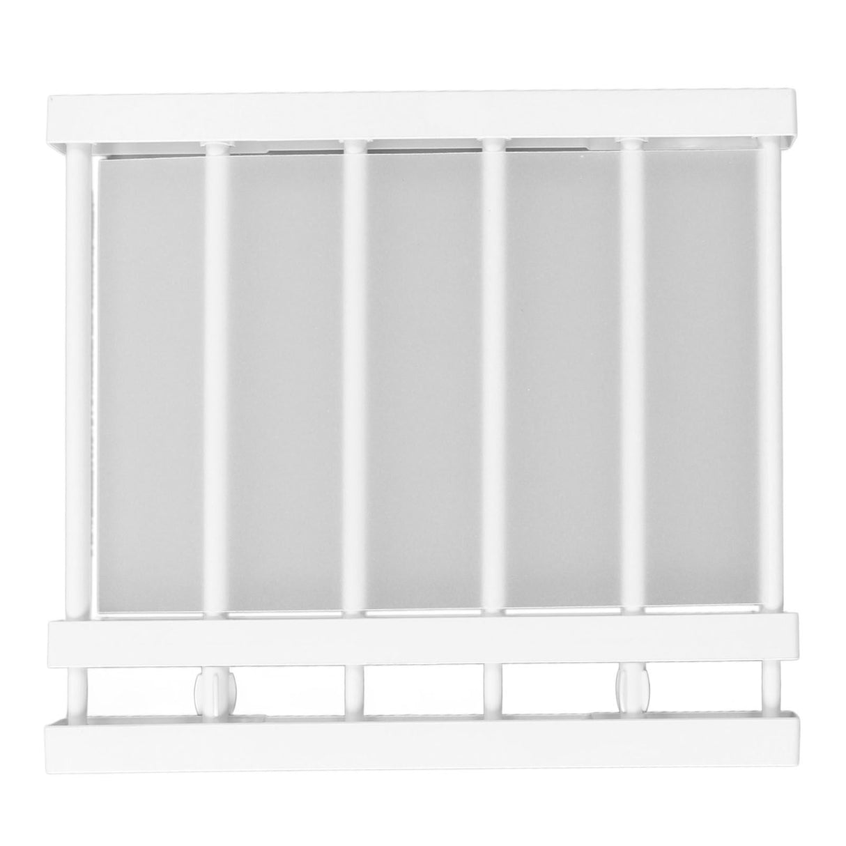 Tension Rod Shelf Adjustable Length Space Saving Nail Free Expandable Closet Shelf for Cabinet Wardrobe 16.5in Width 30‑40cm / 11.8‑15.7in Length