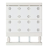 Wardrobe Partition Board Storage Extendable Rod Space Saving Layered Partition Board for Cabinet 11.8‑15.7in - Front View