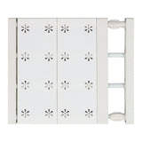 Wardrobe Partition Board Storage Extendable Rod Space Saving Layered Partition Board for Cabinet 11.8‑15.7in - Top-Down View