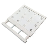 Wardrobe Partition Board Storage Extendable Rod Space Saving Layered Partition Board for Cabinet 11.8‑15.7in - 45-Degree Angle