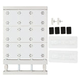 Wardrobe Partition Board Storage Extendable Rod Space Saving Layered Partition Board for Cabinet 15-23.6in