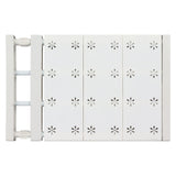 Wardrobe Partition Board Storage Extendable Rod Space Saving Layered Partition Board for Cabinet 15-23.6in