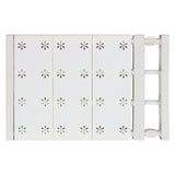 Wardrobe Partition Board Storage Extendable Rod Space Saving Layered Partition Board for Cabinet 15-23.6in - Top-Down View