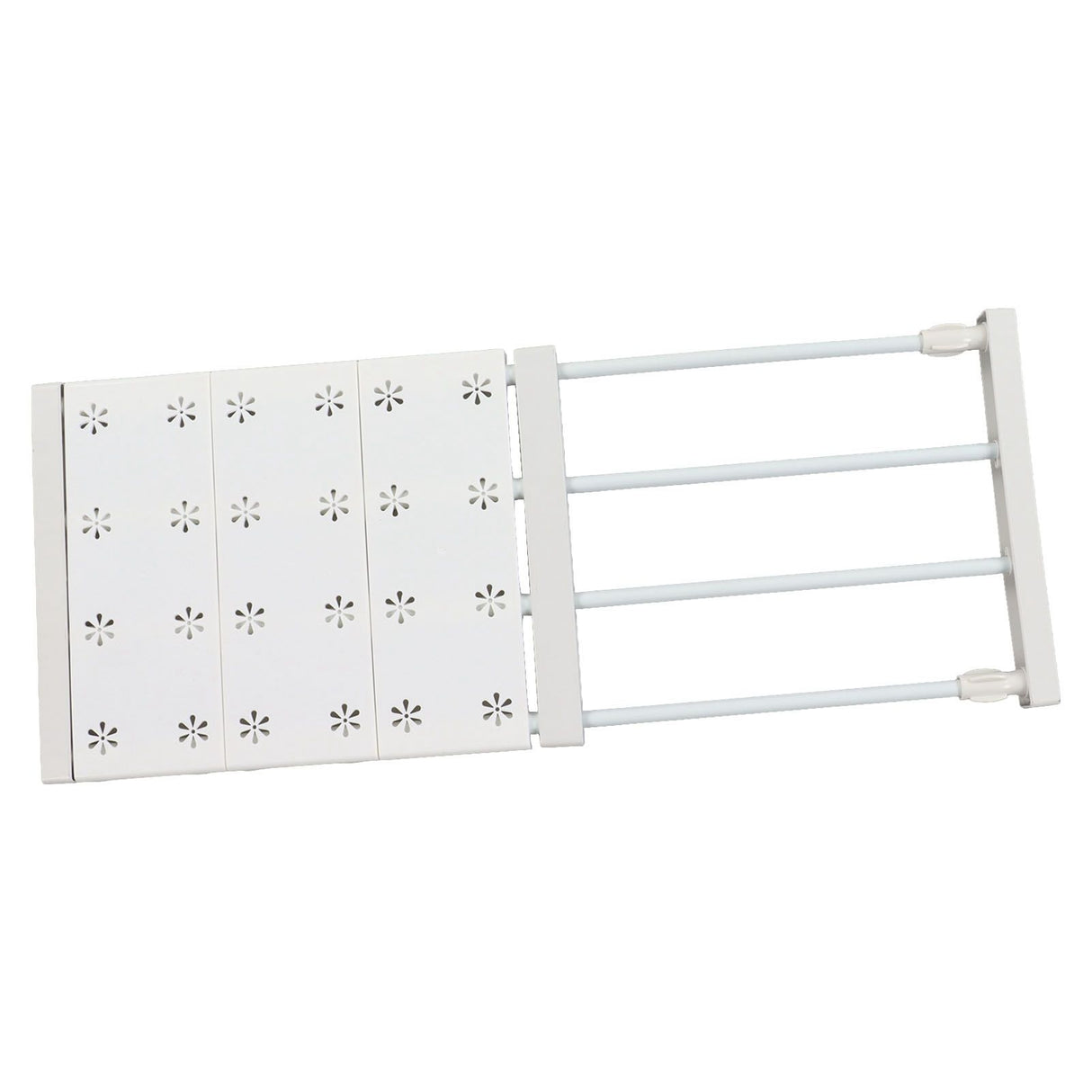 Wardrobe Partition Board Storage Extendable Rod Space Saving Layered Partition Board for Cabinet 15-23.6in