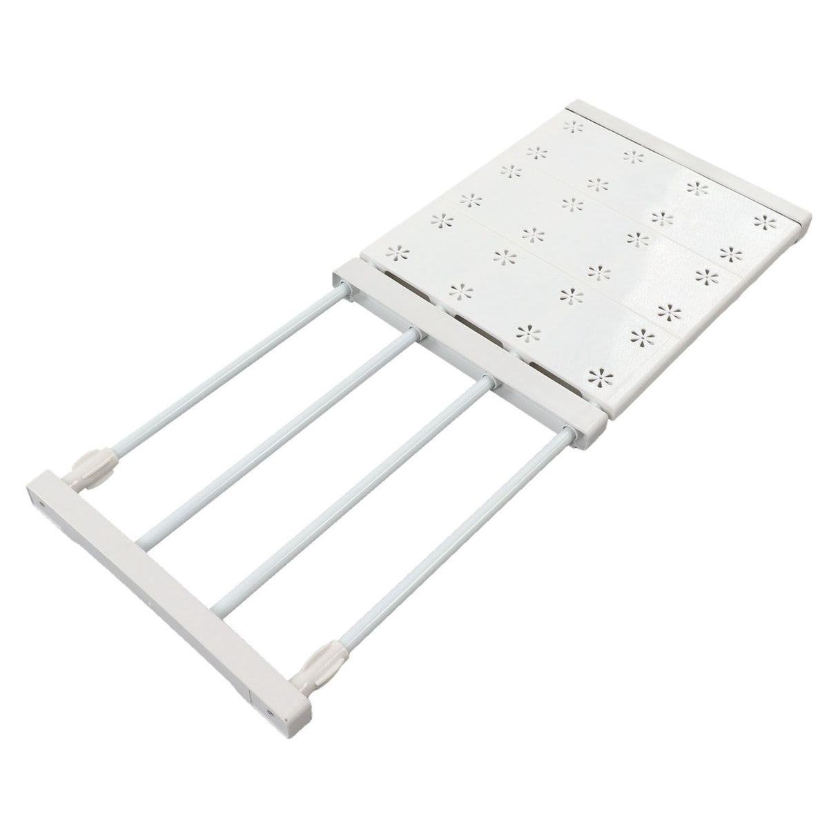 Wardrobe Partition Board Storage Extendable Rod Space Saving Layered Partition Board for Cabinet 15-23.6in