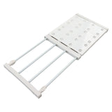 Wardrobe Partition Board Storage Extendable Rod Space Saving Layered Partition Board for Cabinet 15-23.6in