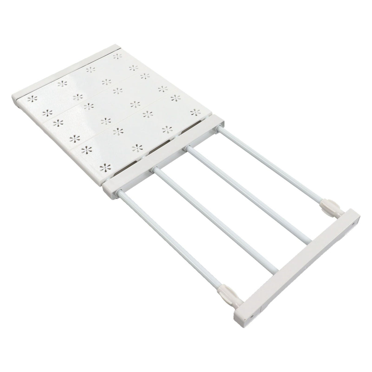 Wardrobe Partition Board Storage Extendable Rod Space Saving Layered Partition Board for Cabinet 15-23.6in