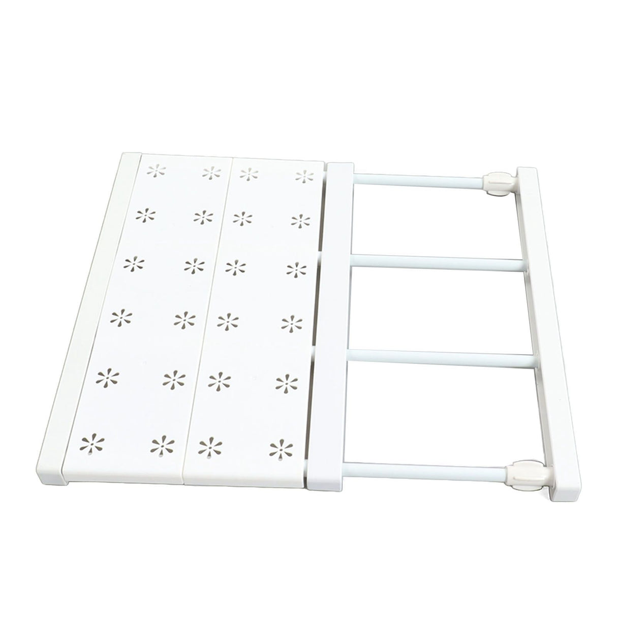 Tension Shelf Adjustable Space Saving Expandable Closet Organizer Dividers for Shoe Cabinet Closet Length 30‑40cm/11.8‑15.7in